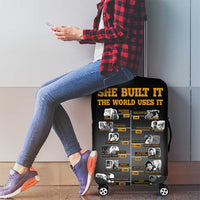 She Built It The World Uses It Luggage Cover African Influential Women Innovators Timeline - Wonder Print Shop