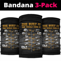 She Built It The World Uses It Neck Gaiter African Influential Women Innovators Timeline - Wonder Print Shop