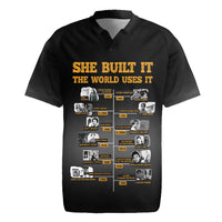 She Built It The World Uses It Rugby Jersey African Influential Women Innovators Timeline - Wonder Print Shop