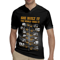 She Built It The World Uses It Rugby Jersey African Influential Women Innovators Timeline - Wonder Print Shop