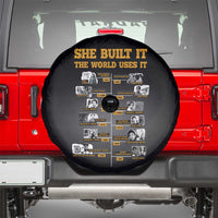 She Built It The World Uses It Spare Tire Cover African Influential Women Innovators Timeline - Wonder Print Shop