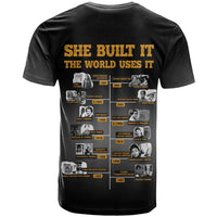 She Built It The World Uses It T Shirt African Influential Women Innovators Timeline - Wonder Print Shop