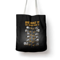 She Built It The World Uses It Tote Bag African Influential Women Innovators Timeline - Wonder Print Shop