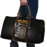 She Built It The World Uses It Travel Bag African Influential Women Innovators Timeline - Wonder Print Shop