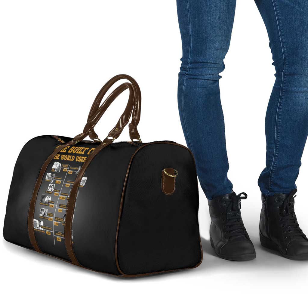 She Built It The World Uses It Travel Bag African Influential Women Innovators Timeline - Wonder Print Shop