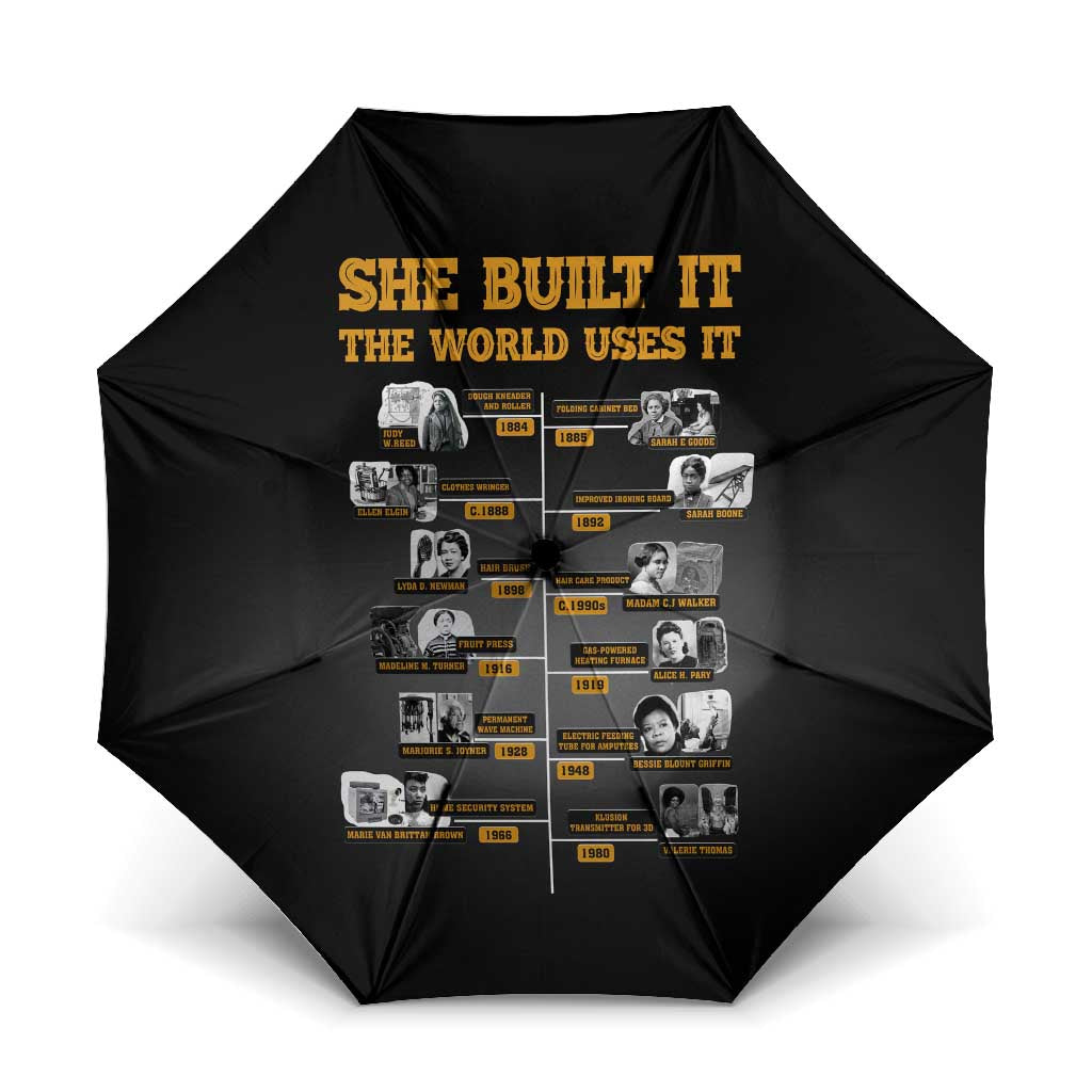 She Built It The World Uses It Umbrella African Influential Women Innovators Timeline - Wonder Print Shop
