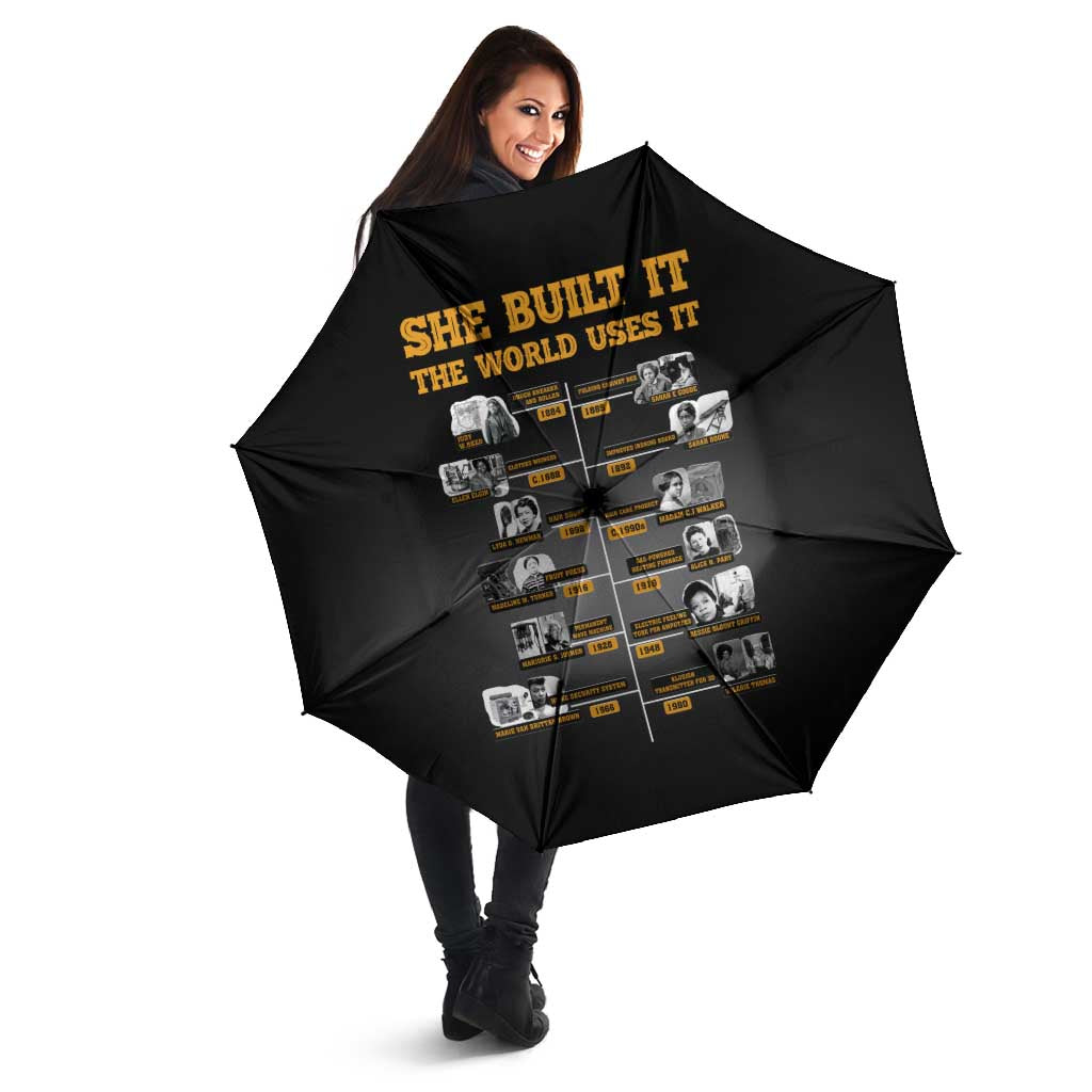 She Built It The World Uses It Umbrella African Influential Women Innovators Timeline - Wonder Print Shop