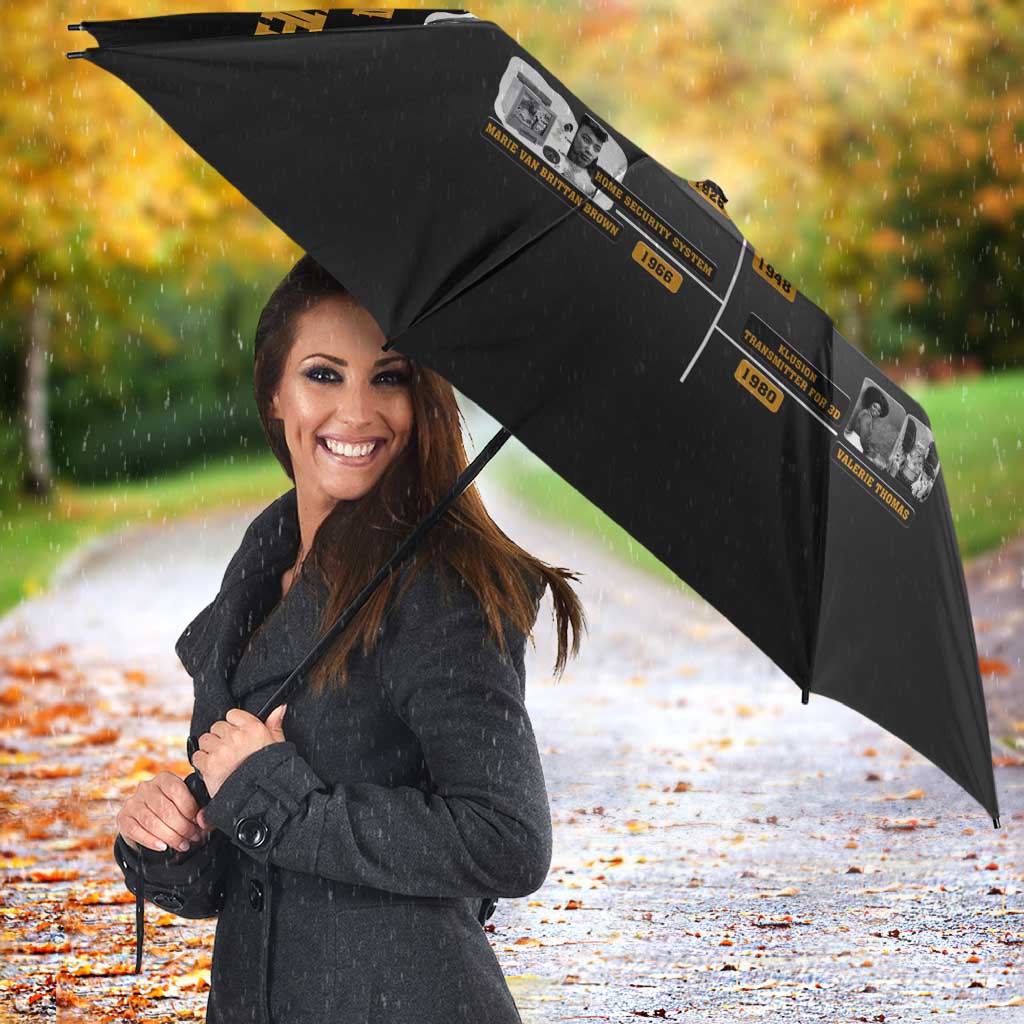 She Built It The World Uses It Umbrella African Influential Women Innovators Timeline - Wonder Print Shop