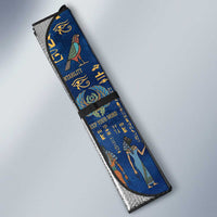Echoes of Kemet Auto Sun Shade African Pharaohs, Anubis and Symbolic Motifs - Wonder Print Shop