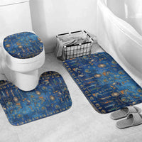 Echoes of Kemet Bathroom Set African Pharaohs, Anubis and Symbolic Motifs - Wonder Print Shop