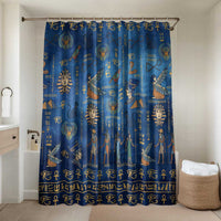 Echoes of Kemet Bathroom Set African Pharaohs, Anubis and Symbolic Motifs - Wonder Print Shop
