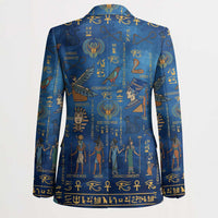Echoes of Kemet Blazer African Pharaohs, Anubis and Symbolic Motifs - Wonder Print Shop