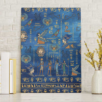 Echoes of Kemet Canvas Wall Art African Pharaohs, Anubis and Symbolic Motifs - Wonder Print Shop