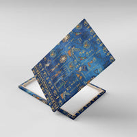 Echoes of Kemet Canvas Wall Art African Pharaohs, Anubis and Symbolic Motifs - Wonder Print Shop