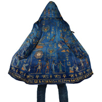 Echoes of Kemet Cloak African Pharaohs, Anubis and Symbolic Motifs - Wonder Print Shop