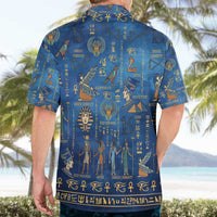 Echoes of Kemet Hawaiian Shirt African Pharaohs, Anubis and Symbolic Motifs - Wonder Print Shop