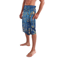 Echoes of Kemet Lavalava African Pharaohs, Anubis and Symbolic Motifs - Wonder Print Shop