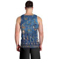 Echoes of Kemet Men Tank Top African Pharaohs, Anubis and Symbolic Motifs - Wonder Print Shop