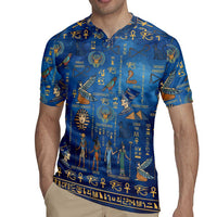Echoes of Kemet Rugby Jersey African Pharaohs, Anubis and Symbolic Motifs - Wonder Print Shop