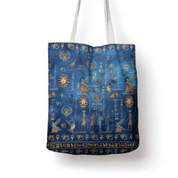 Echoes of Kemet Tote Bag African Pharaohs, Anubis and Symbolic Motifs - Wonder Print Shop