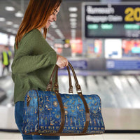 Echoes of Kemet Travel Bag African Pharaohs, Anubis and Symbolic Motifs - Wonder Print Shop