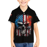 I Have Three Sides Skull Flag Hawaiian Shirt - Wonder Print Shop