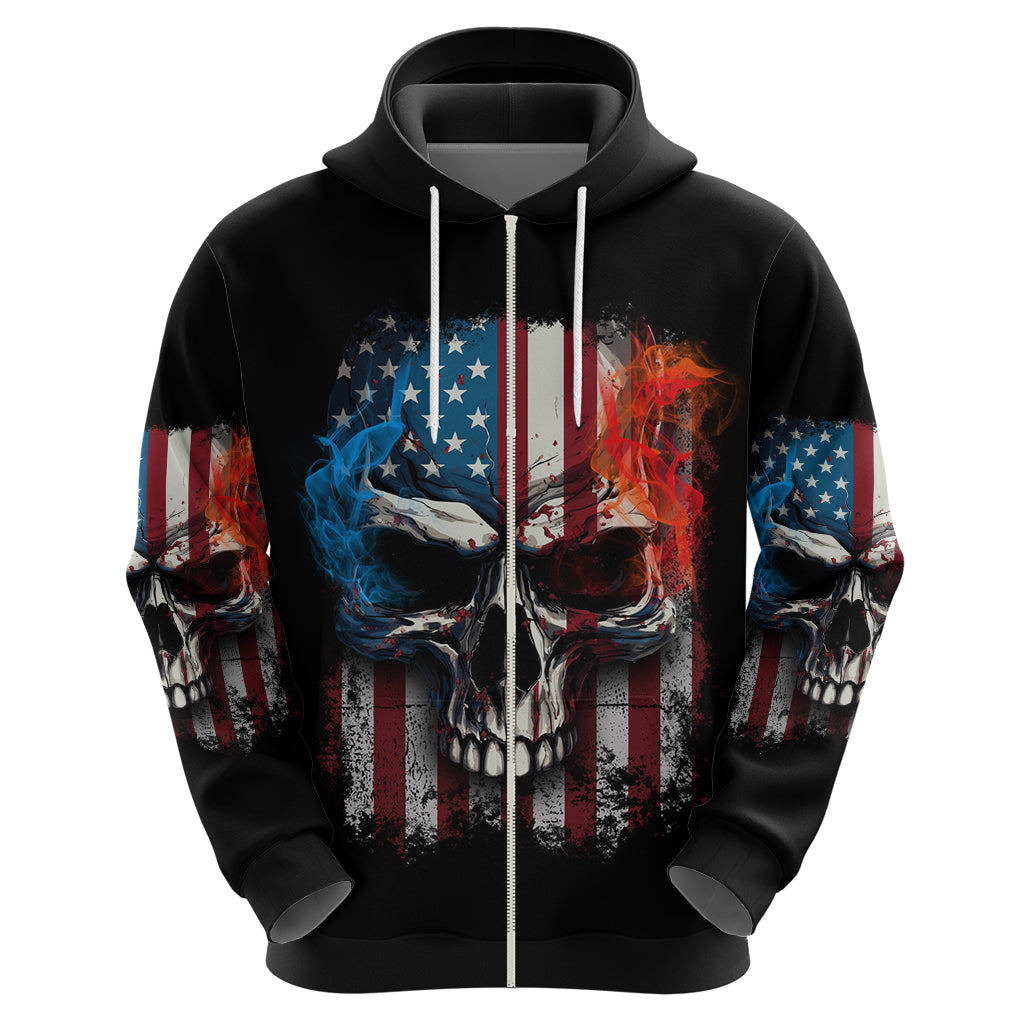 I Have Three Sides Skull Flag Hoodie - Wonder Print Shop
