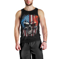 I Have Three Sides Skull Flag Men Tank Top - Wonder Print Shop