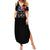 I Have Three Sides Skull Flag Summer Maxi Dress - Wonder Print Shop