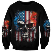I Have Three Sides Skull Flag Sweatshirt - Wonder Print Shop