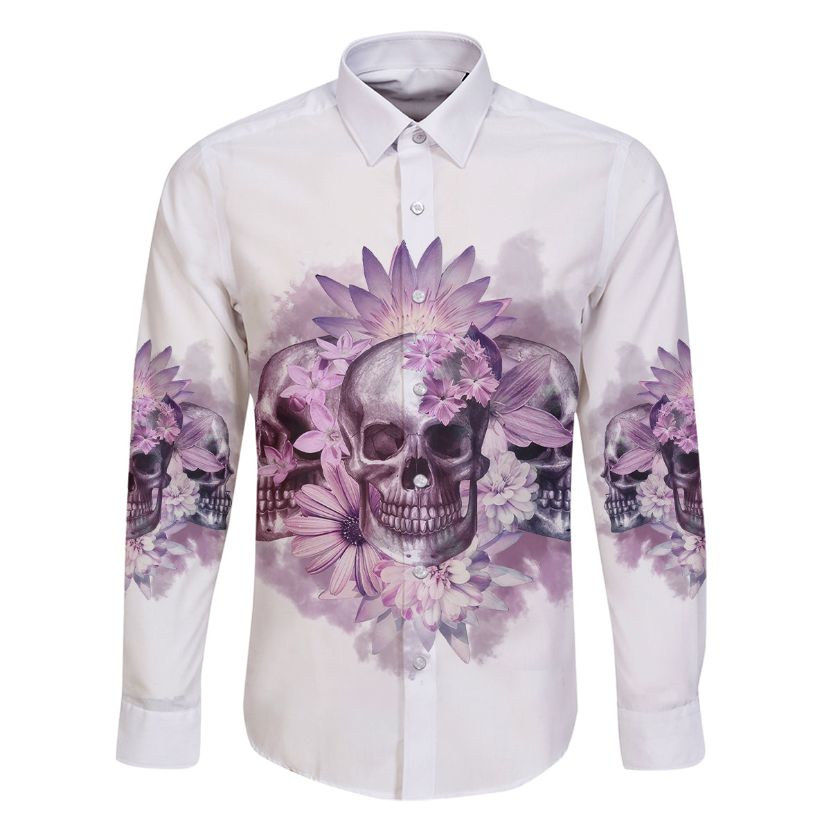 Stuck Between Idk Idc And IDGAF Skull Family Matching Off Shoulder Maxi Dress and Hawaiian Shirt - Wonder Print Shop