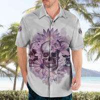 Stuck Between Idk Idc And IDGAF Skull Hawaiian Shirt - Wonder Print Shop