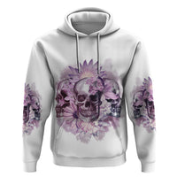 Stuck Between Idk Idc And IDGAF Skull Hoodie - Wonder Print Shop
