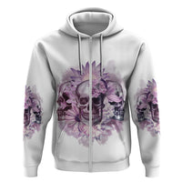 Stuck Between Idk Idc And IDGAF Skull Hoodie - Wonder Print Shop