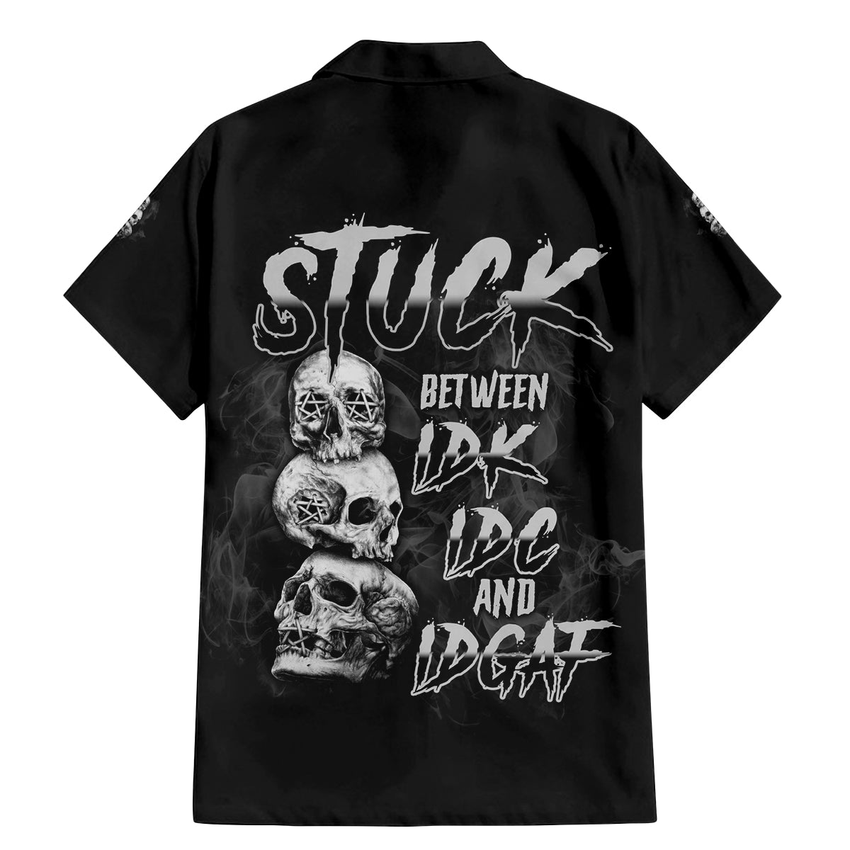 Stuck Between Idk Idc Idgaf Family Matching Mermaid Dress and Hawaiian Shirt - Wonder Print Shop