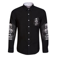 Stuck Between Idk Idc Idgaf Family Matching Off Shoulder Long Sleeve Dress and Hawaiian Shirt - Wonder Print Shop