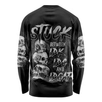 Stuck Between Idk Idc Idgaf Long Sleeve Shirt - Wonder Print Shop