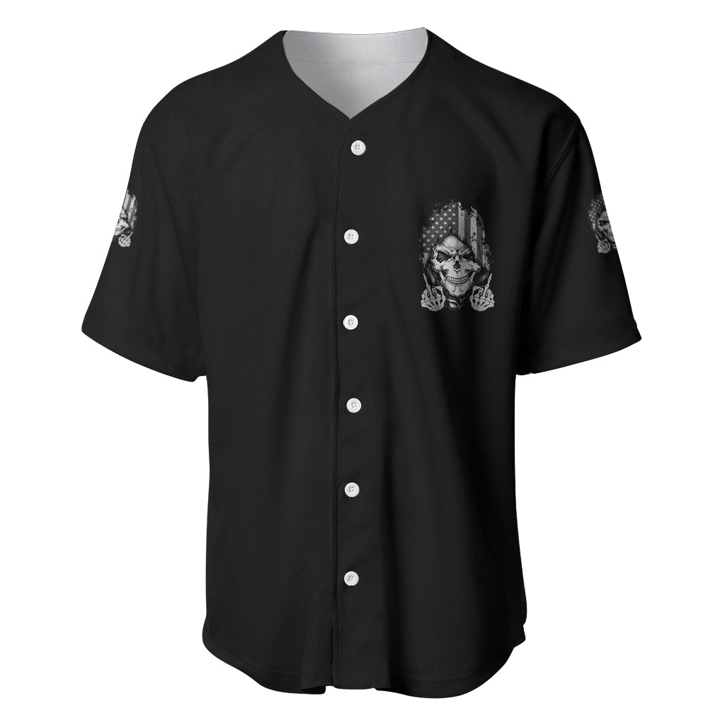 My Give A F Mad Skull Baseball Jersey - Wonder Print Shop