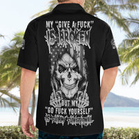 My Give A F Mad Skull Hawaiian Shirt - Wonder Print Shop
