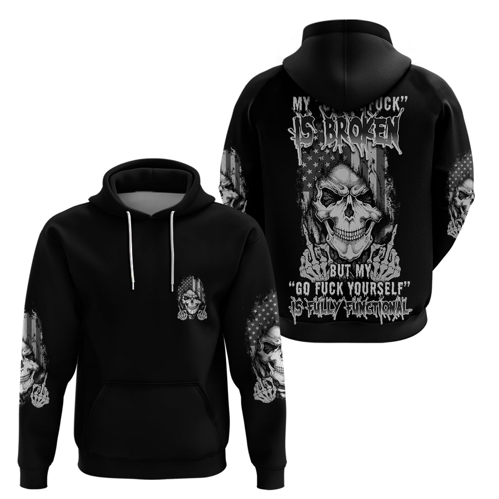 My Give A F Mad Skull Hoodie - Wonder Print Shop