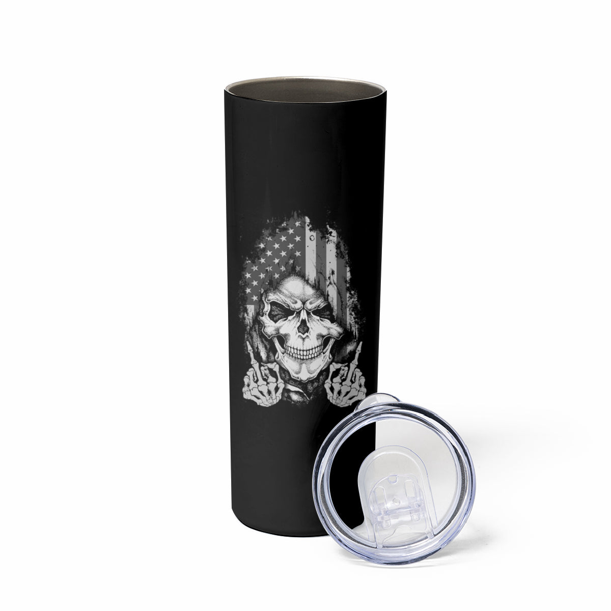 My Give A F Mad Skull Skinny Tumbler - Wonder Print Shop