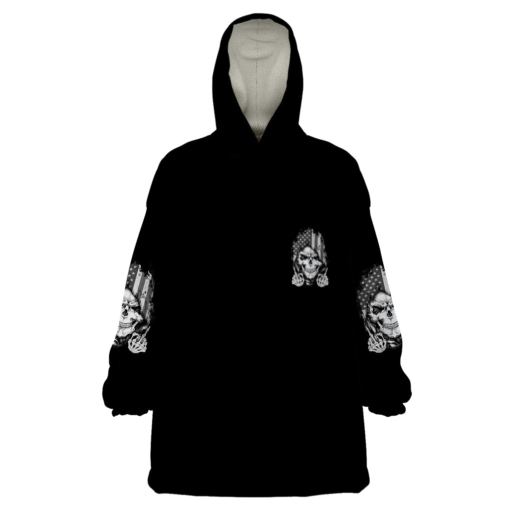 My Give A F Mad Skull Wearable Blanket Hoodie - Wonder Print Shop