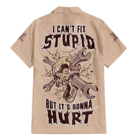 I Can Fix Stupid But It's Gonna Hurt Family Matching Mermaid Dress and Hawaiian Shirt - Wonder Print Shop