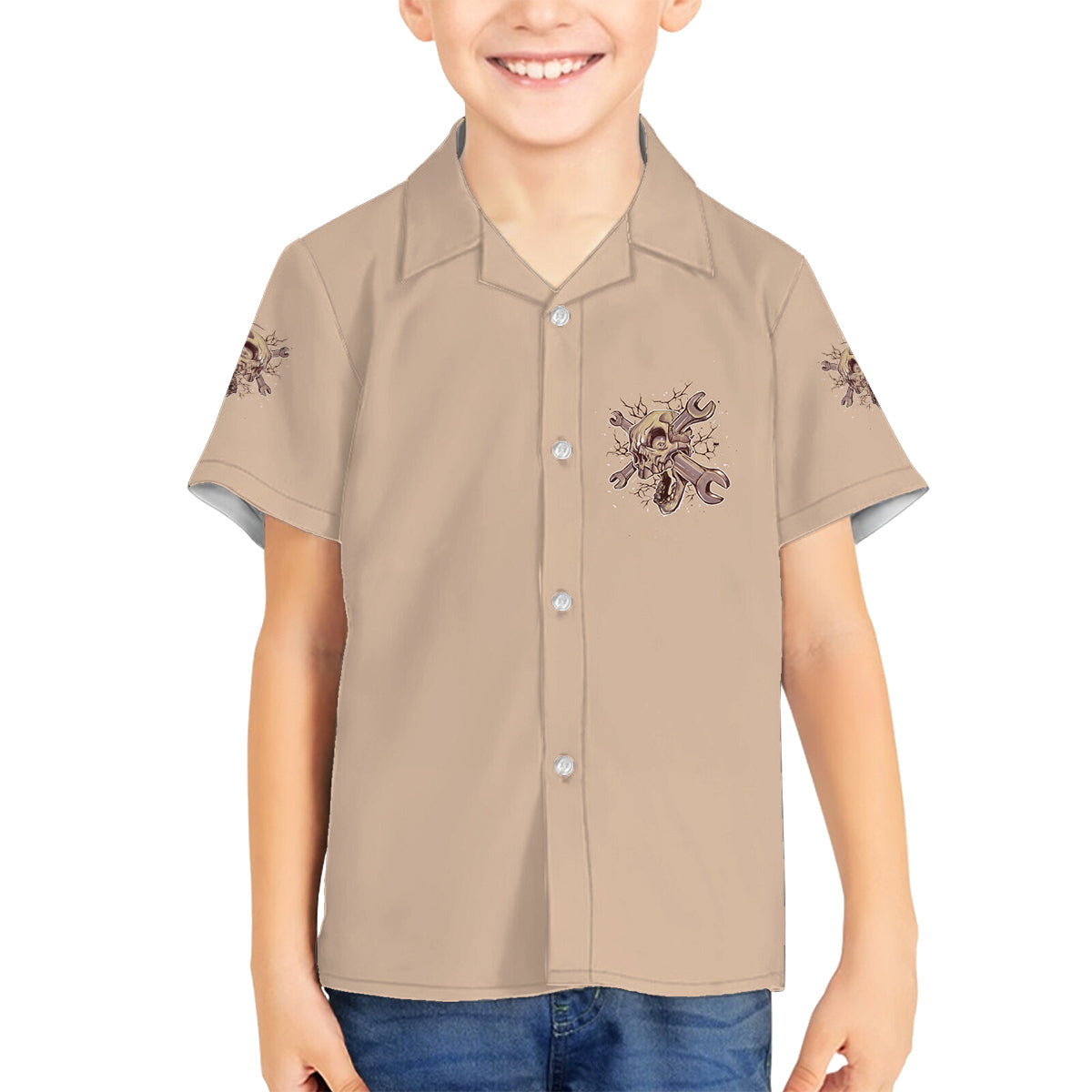 I Can Fix Stupid But It's Gonna Hurt Family Matching Off Shoulder Long Sleeve Dress and Hawaiian Shirt - Wonder Print Shop