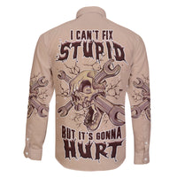 I Can Fix Stupid But It's Gonna Hurt Family Matching Summer Maxi Dress and Hawaiian Shirt - Wonder Print Shop