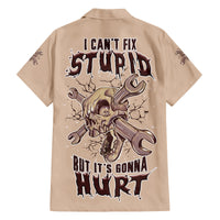I Can Fix Stupid But It's Gonna Hurt Family Matching Tank Maxi Dress and Hawaiian Shirt - Wonder Print Shop