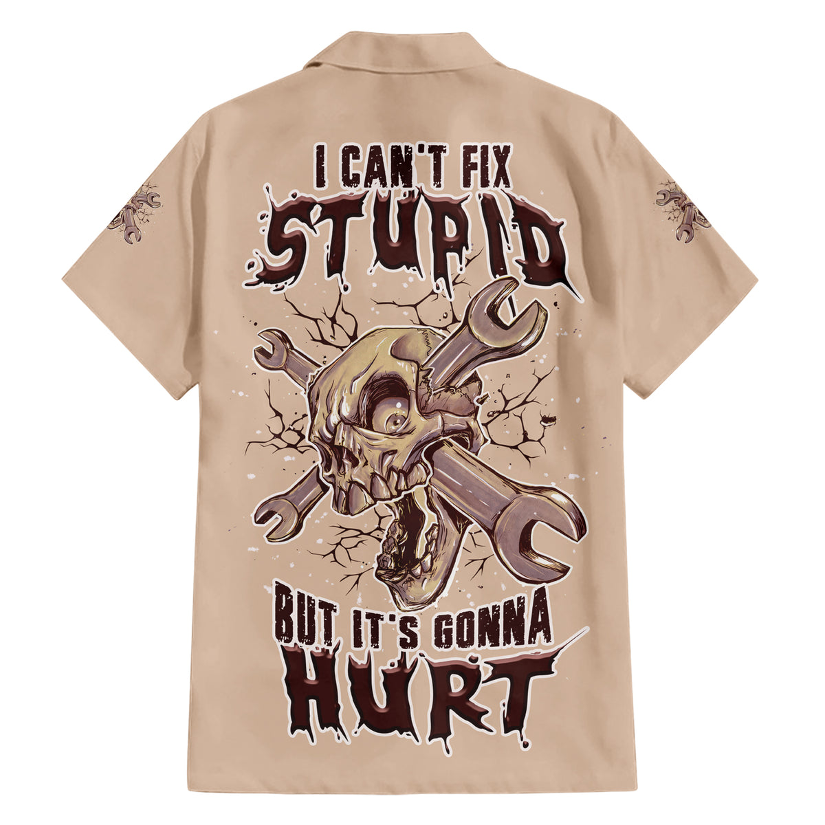 I Can Fix Stupid But It's Gonna Hurt Hawaiian Shirt - Wonder Print Shop