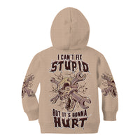 I Can Fix Stupid But It's Gonna Hurt Kid Hoodie - Wonder Print Shop