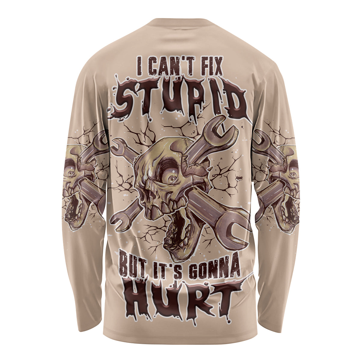 I Can Fix Stupid But It's Gonna Hurt Long Sleeve Shirt - Wonder Print Shop