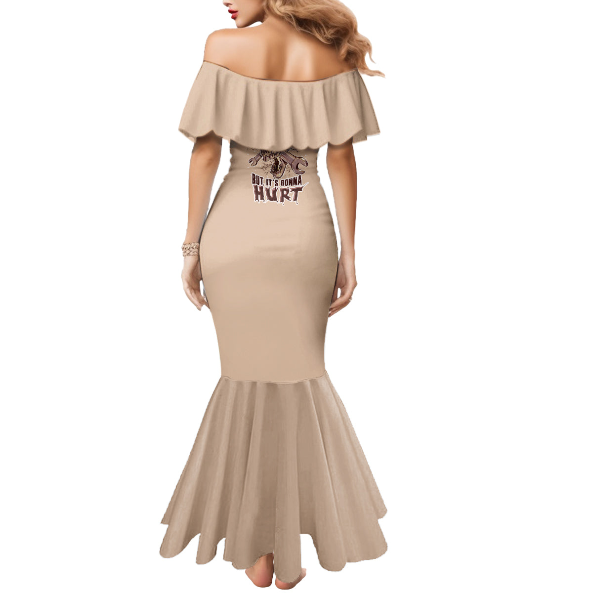 I Can Fix Stupid But It's Gonna Hurt Mermaid Dress - Wonder Print Shop